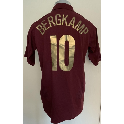 Bergkamp Arsenal 2005 - 2006 Match Worn Football Shirt: Number 10