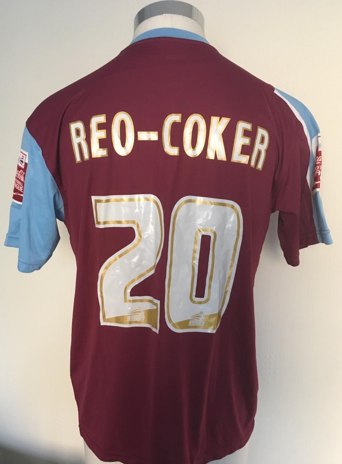 West Ham 2006 2007 Match Worn Football Shirt: Claret