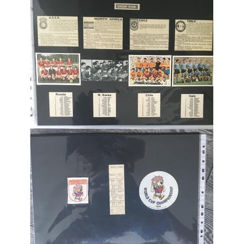 56 - LOT OF THE DAY 1966 World Cup Football Memorabilia Scrapbook: Must view incredible insight into the ... 