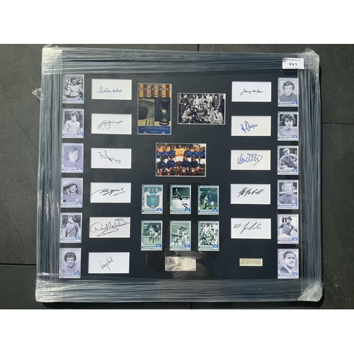 Glasgow Rangers 1972 ECWC Signed Framed Display: Stunning item with 11 ...