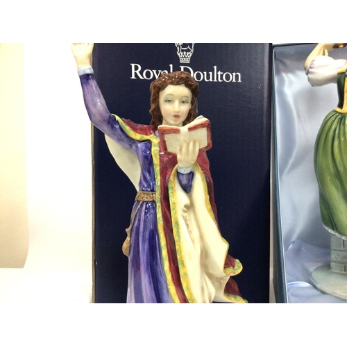 1309 - A collection of boxed Royal Doulton figures including a large Elsie Maynard HN 2902, The Sorceress H... 