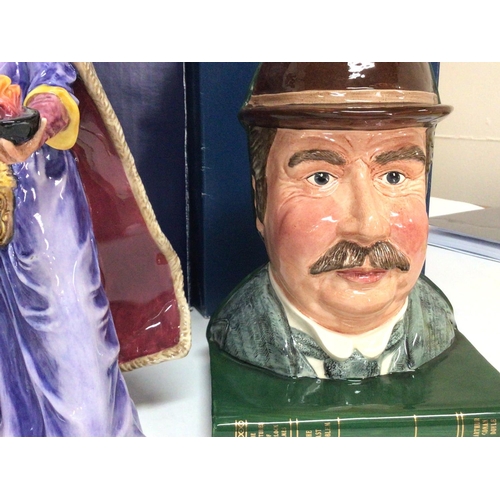 1310 - Royal Doulton figures including Lily HN3626, The Sorcerer HN4252, Dr Watson D7039, Pearly Boy HN2767... 