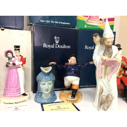 1317 - A collection of boxed Royal Doulton ceramics including Pears Bubbles, Sleeping Beauty, Quality Stree... 