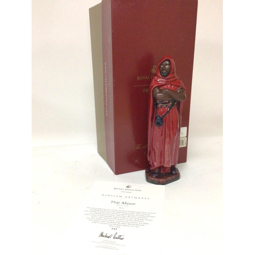 1318 - Royal Doulton limited edition boxed The Moor BA74 (Small Size) porcelain figurine with no obvious la... 