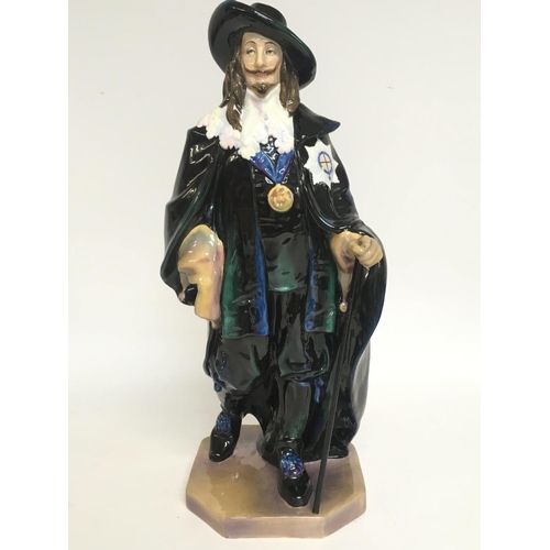 1343 - A large Royal Doulton King Charles I figurine , 42cm tall. postage category D