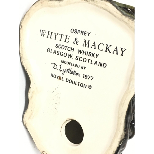 1362 - Whyte & Mackay Royal Doulton Scotch whisky Osprey ceramic Decanter