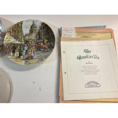 1390 - Collection of various Davenport Ltd editions plates with paperwork. Postage D NO RESERVE