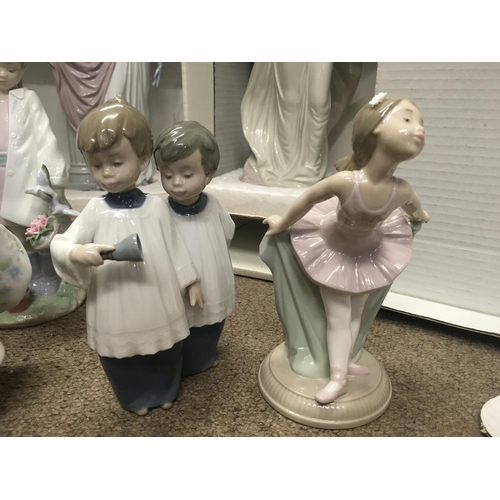 1470 - Six boxed Lladro figures including Flral path, Dama Charleston, Autumn Romane and others. together w... 