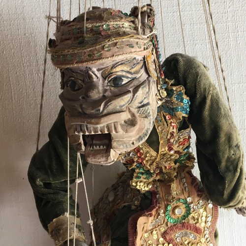 1665 - A collection of Indonesian puppets.