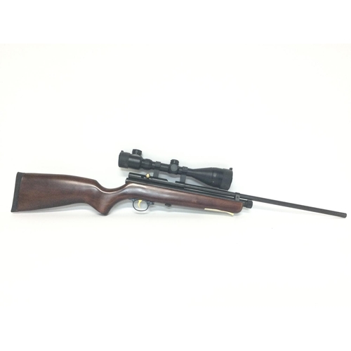 1930 - A SMK 5.5mm/.22 calibre bolt action air rifle with oversized double gun hard case