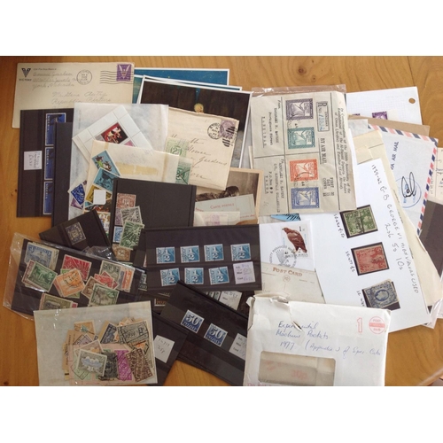 1963 - Large Glory Box of album pages and stock cards. Much GB QE2 stamps (definitives and commems, used an... 