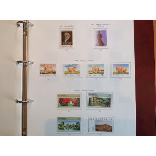 1965 - Australia. 2 Stanley Gibbons Australia Albums, 1913 to 1985 and 1986 to 1995 (fairly complete mint c... 