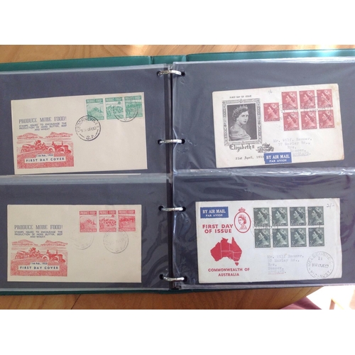 1967 - 7 albums of Australia (including A.A.T. and Christmas Island) FDCs from 1937 to 2005. Approximately ... 