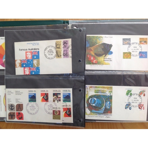 1967 - 7 albums of Australia (including A.A.T. and Christmas Island) FDCs from 1937 to 2005. Approximately ... 