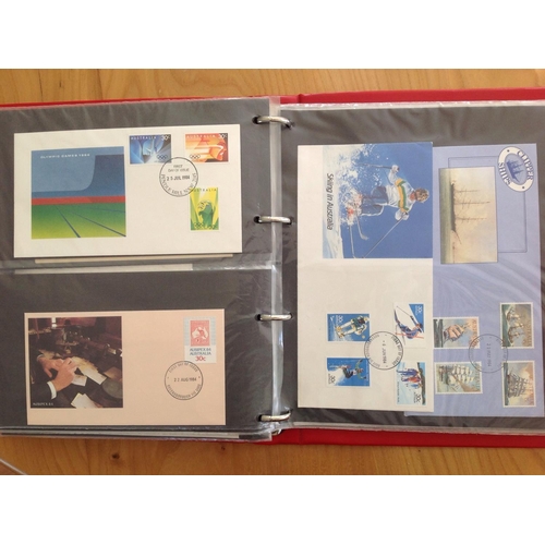 1967 - 7 albums of Australia (including A.A.T. and Christmas Island) FDCs from 1937 to 2005. Approximately ... 