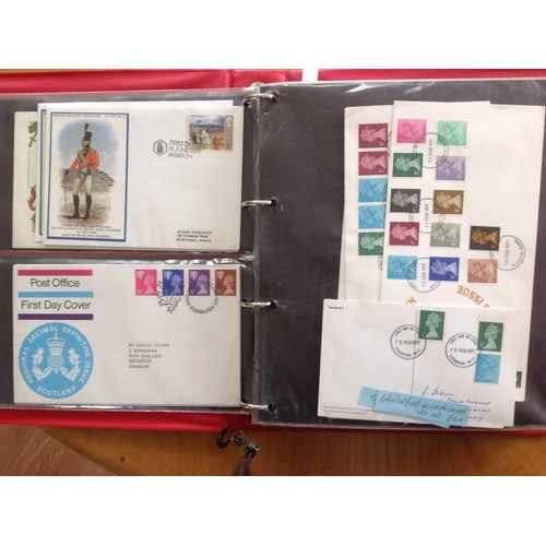 1971 - GB First Day Covers in 7 albums (inc. 2 Post Office Albums in very good condition). 1960s to 2000s. ... 