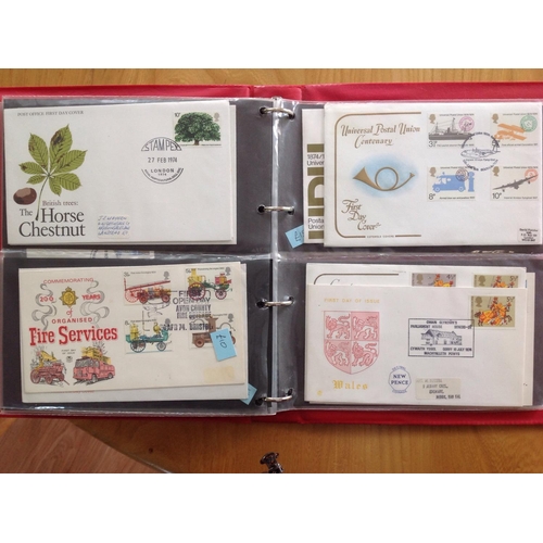 1971 - GB First Day Covers in 7 albums (inc. 2 Post Office Albums in very good condition). 1960s to 2000s. ... 