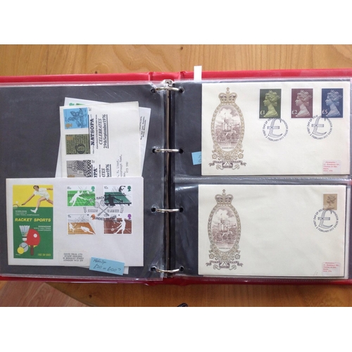 1971 - GB First Day Covers in 7 albums (inc. 2 Post Office Albums in very good condition). 1960s to 2000s. ... 