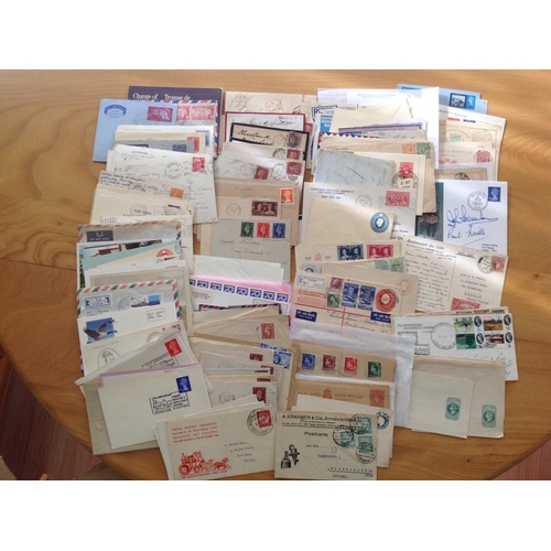 1973 - Large, heavy Box. Pot-pouri of covers and cards (many 100s) from around the world. All reigns from Q... 