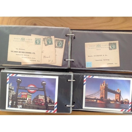 1974 - 3 albums. About 285 items of Postal Stationery QV to QE2 Letter Cards, Air Letter Card, Wrappers and... 