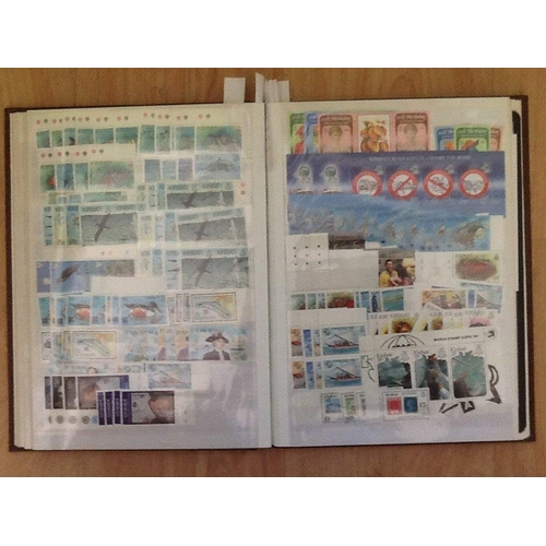 1994 - Brown stock book mainly GV1 and QE2 commonwealth (including large Kiribati accumulation catalogue va... 