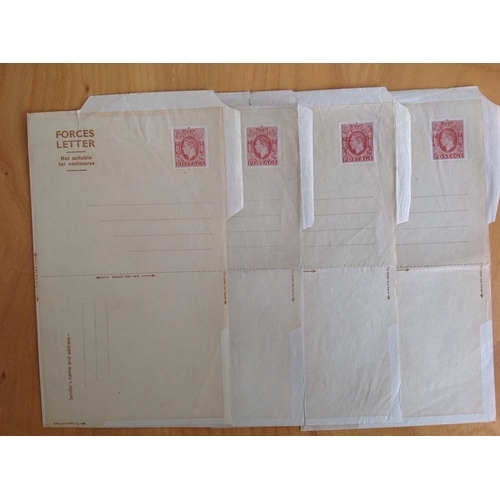 1997 - 2 blue albums of GB Air Letters unused and used (including First Day of Issue) From the first airlet... 