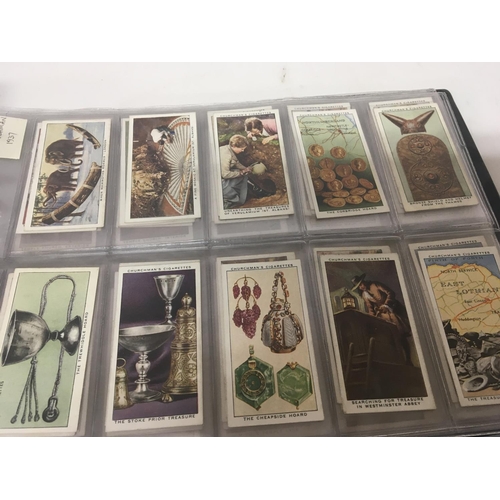 2014 - An album containing a well presented collection of picture cards and cigarette cards including vinta... 