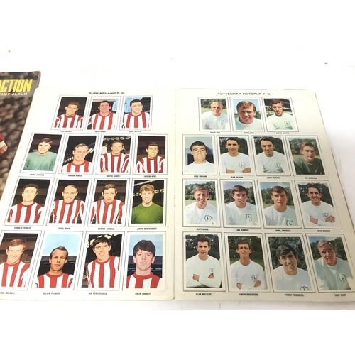 2020 - Vintage Arsenal 1957-58 programme and complete Soccer Stars sticker books. Postage category B