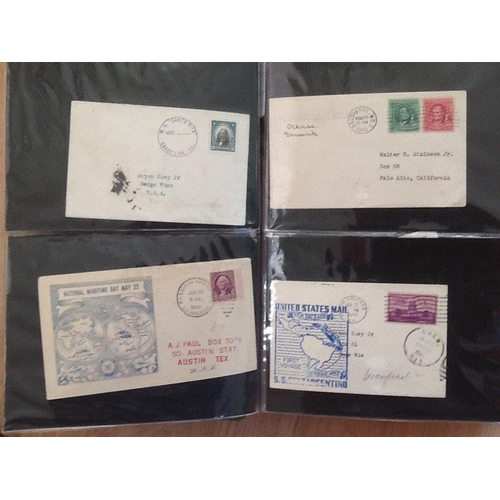 2030 - WITHDRAWN - One green album of covers and cards (about 230) relating to Shipping. (1). NO RESERVE