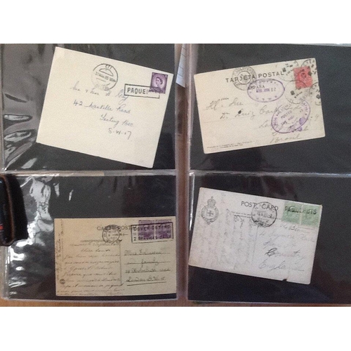 2030 - WITHDRAWN - One green album of covers and cards (about 230) relating to Shipping. (1). NO RESERVE