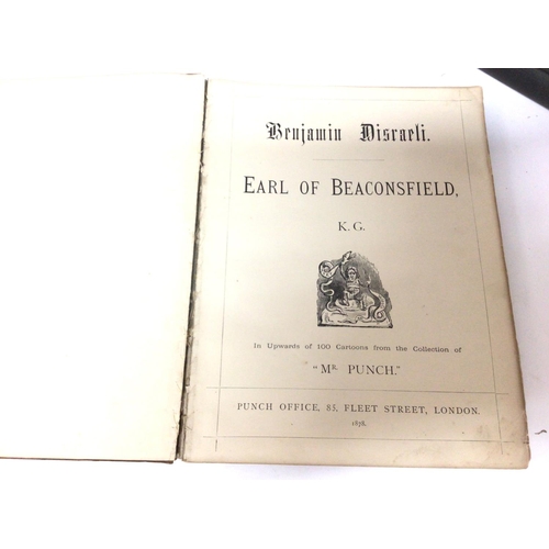 2038 - An early Shakespeare book along with a 19th century book Earl of Beaconsfield and works by Charles D... 