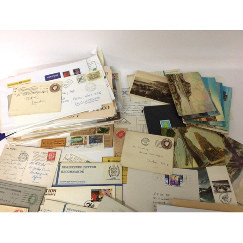 2045 - A collection of assorted postmarks and stamps. Postage B