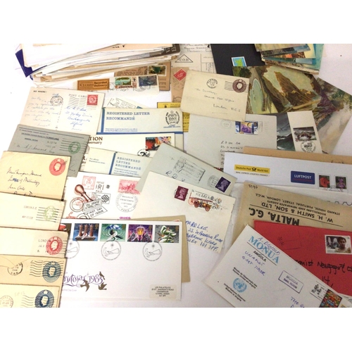 2045 - A collection of assorted postmarks and stamps. Postage B