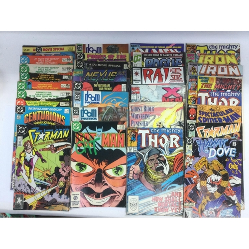 2050 - A collection of vintage Marvel and DC comics. Shipping category D.