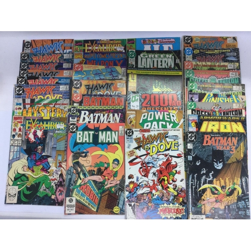 2050 - A collection of vintage Marvel and DC comics. Shipping category D.