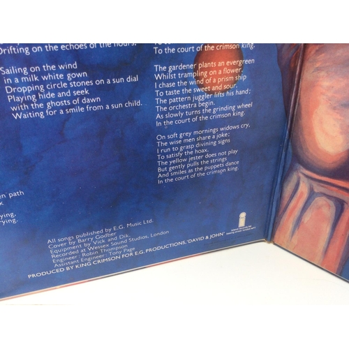 12 - A first UK pressing of 'In The Court Of The Crimson King' by King Crimson. Vinyl Ex.