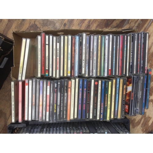 178 - Three trays of CDs by various artists including Queen, Wishbone Ash, Scott Walker and others plus an... 