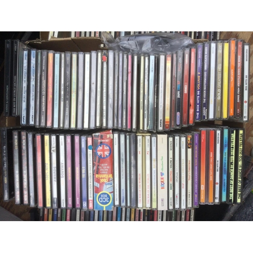 178 - Three trays of CDs by various artists including Queen, Wishbone Ash, Scott Walker and others plus an... 