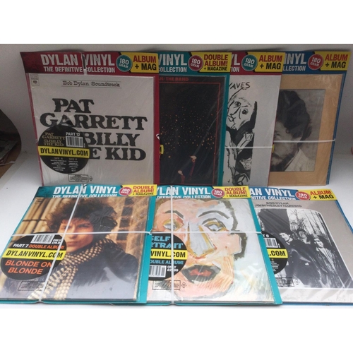 36 - Fourteen sealed 180g Bob Dylan LPs, DeAgostini pressings each with accompanying magazine.