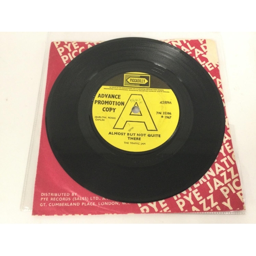 402 - A rare 7inch demo copy of 'Almost But Not Quite There' by The Traffic Jam (pre Status Quo) on Picadi... 