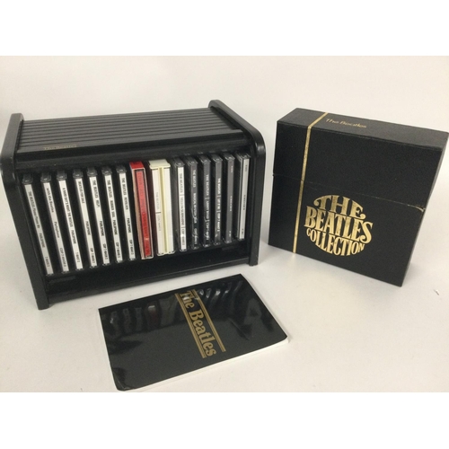 403 - A Beatles 'Bread Bin' roll top 15CD album box set complete with booklet together with 'The Beatles C... 