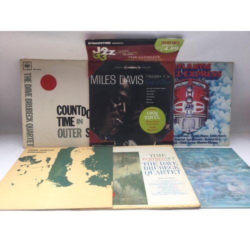 53 - Eleven jazz LPs including a sealed 180g DeAgostini pressing of 'Kind Of Blue' by Miles Davis plus ot... 