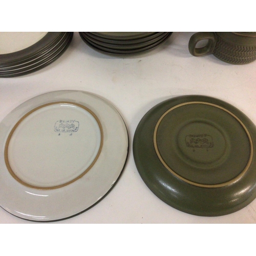 1256 - A Denby tea set in good condition. Postage D- NO RESERVE