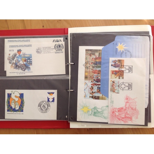 1913 - 7 albums of Australia (including A.A.T. and Christmas Island) FDCs from 1937 to 2005. Approximately ... 