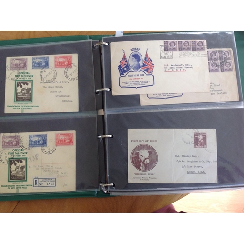 1913 - 7 albums of Australia (including A.A.T. and Christmas Island) FDCs from 1937 to 2005. Approximately ... 