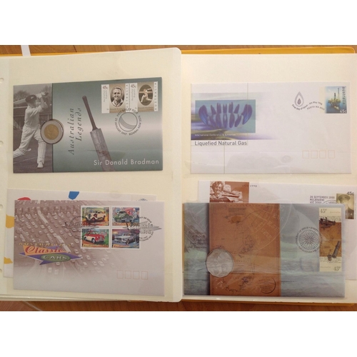 1913 - 7 albums of Australia (including A.A.T. and Christmas Island) FDCs from 1937 to 2005. Approximately ... 