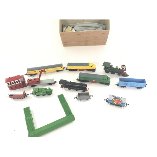 1034 - A Box Containing Lone Star Diecast Trains and Track. NO RESERVE