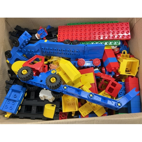 1035 - A Box Containing a Collector of Duplo Building Bricks.No Reserve.