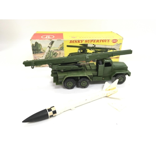 108 - A Boxed Dinky Super Toys Honest John Missle Launcher. #665 A/F.