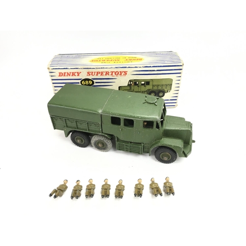 109 - A Bo Ed Dinky Supertoys Medium Artillery Tractor #689.